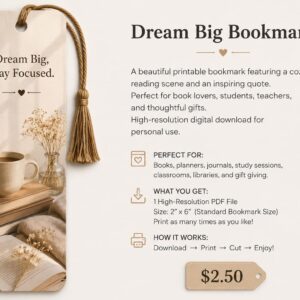 Morning Coffee Bookmark